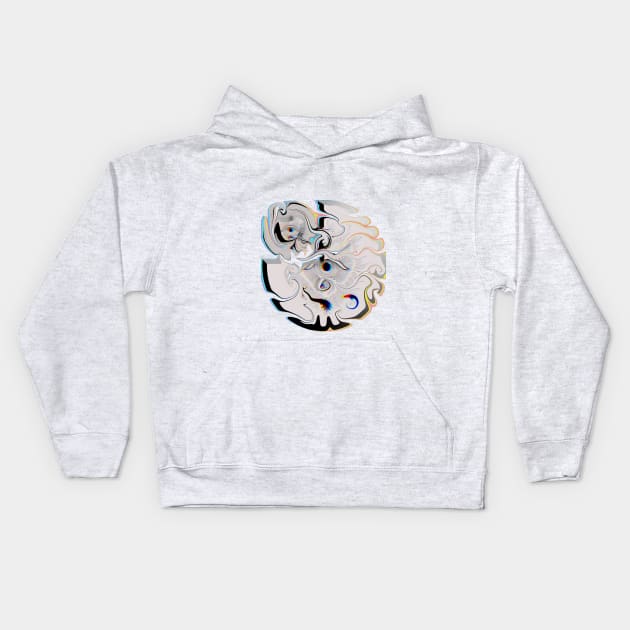 Meditate Kids Hoodie by Spontaneart